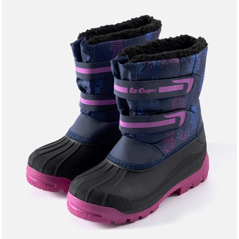 Botas de nieve azul marino Lee Cooper LCJ-23-44-2007K 1
