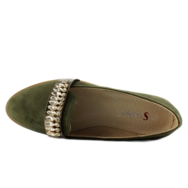 Señores elegantes con circonitas JH20P Verde 3