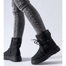 Botas de nieve con aislamiento Jamison negro mate 2