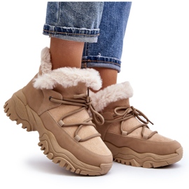 Botas Trapper Mujer Con Pelo Beige Cresandi 9