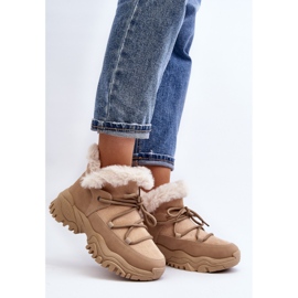 Botas Trapper Mujer Con Pelo Beige Cresandi 2