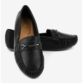 Mocasín bailarina negro de piel ecológica FM3102A 2