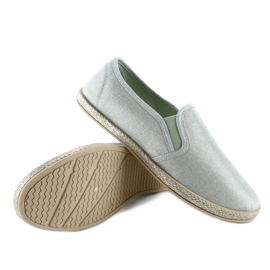 Alpargatas sin cordones glamour JX16 Verde 3
