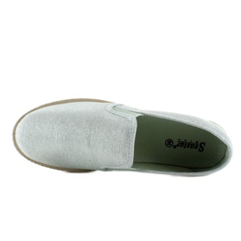 Alpargatas sin cordones glamour JX16 Verde 4