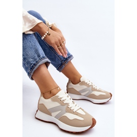 Deportivas Mujer Chloette Beige 2