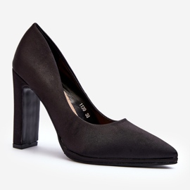 Zapatos de tacón Piatti negros 2