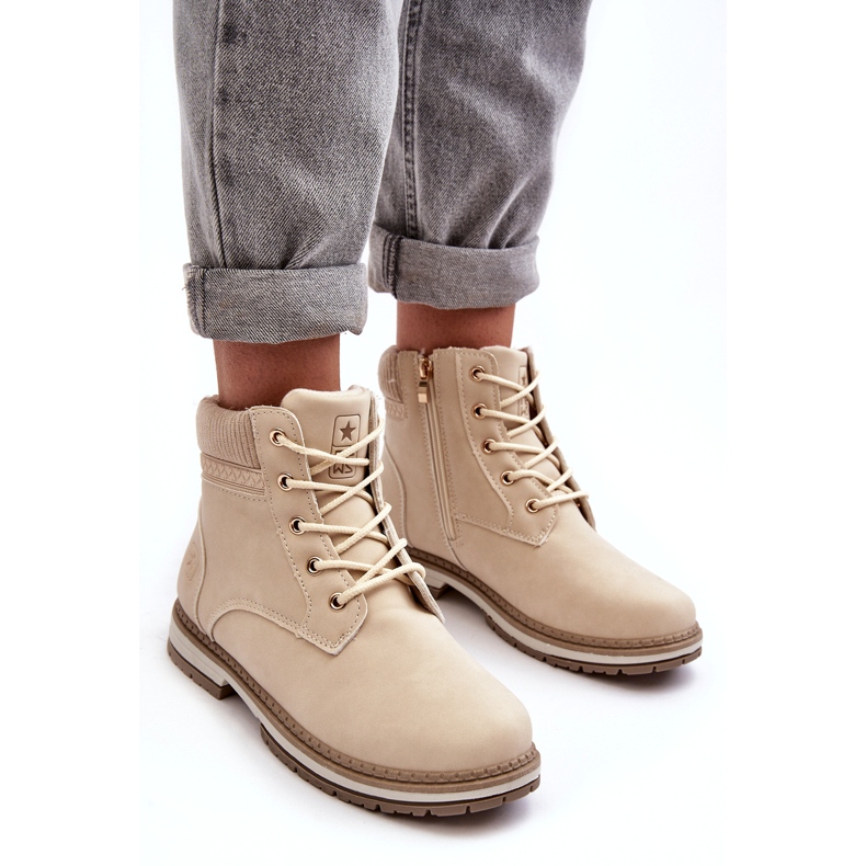 News Botas Aislante Mujer Piel Beige Bimena 3