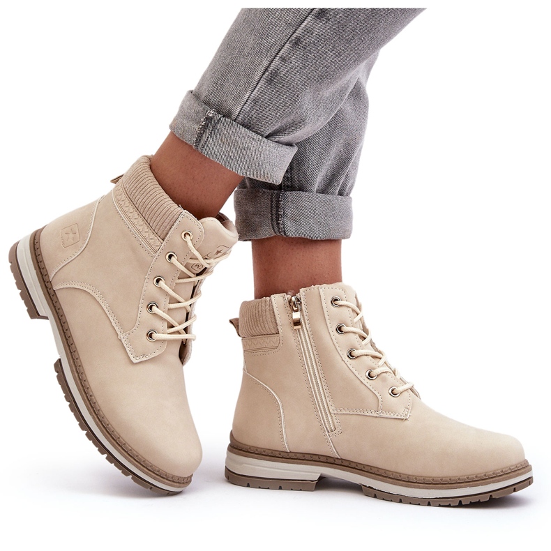 News Botas Aislante Mujer Piel Beige Bimena 4