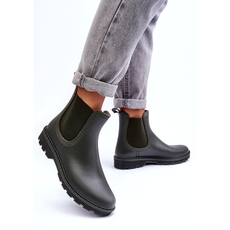 Slip de mujeres -Green Matte Galoshes verde 1 Slip de mujeres -Green Matte Galoshes verde 1