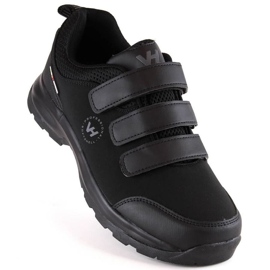 Zapatillas de trekking Vanhorn M WOL170 softshell con velcro negro 1