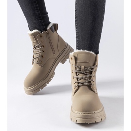 Botas de trabajo con aislamiento beige de Stevens 1