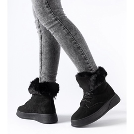 Botas de nieve con plataforma Oliverio negras negro 1