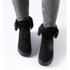 Botas de nieve con plataforma Oliverio negras negro 2