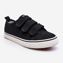 Zapatillas Infantiles Bajo Velcro Negro Dilan 2