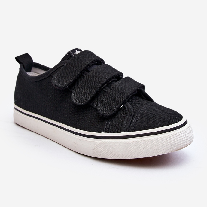 Zapatillas Infantiles Bajo Velcro Negro Dilan 2