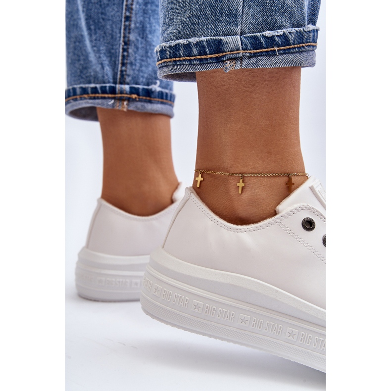 Zapatillas bajas con aislamiento para mujer White Big Star MM274029 blanco 1