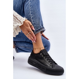 Zapatillas bajas con aislamiento para mujer Black Big Star MM274031 negro 1