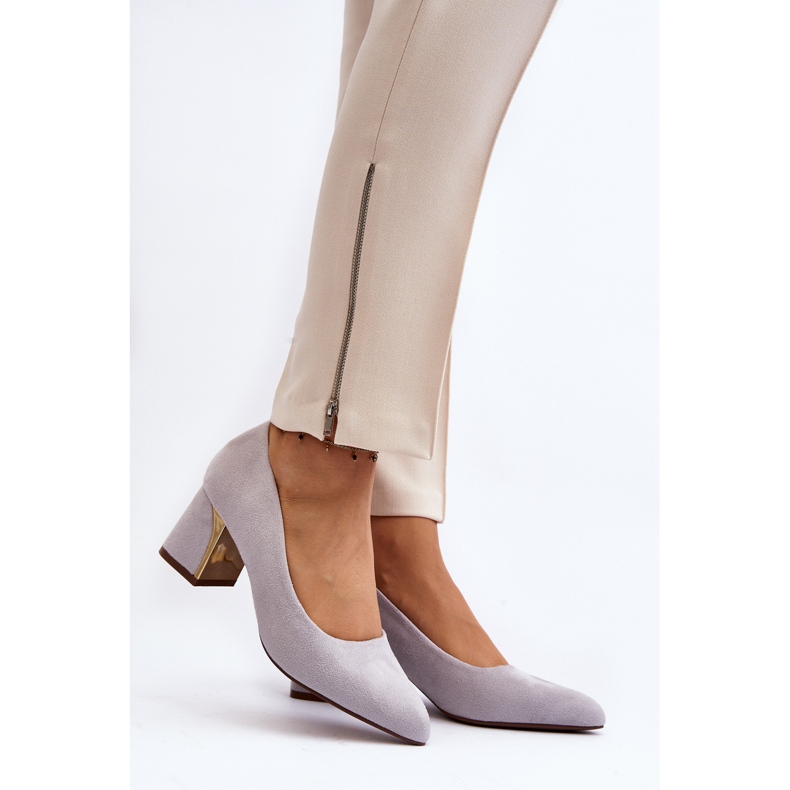 Zapatos de tacón Stelloria grises 2