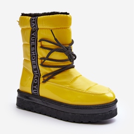 Botas De Nieve De Mujer Con Fijaciones Amarillo Lilar 4