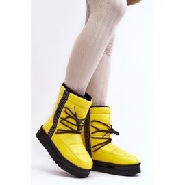 Botas De Nieve De Mujer Con Fijaciones Amarillo Lilar 5