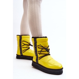 Botas De Nieve De Mujer Con Fijaciones Amarillo Lilar 8