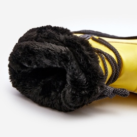 Botas De Nieve De Mujer Con Fijaciones Amarillo Lilar 9
