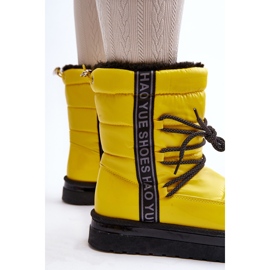 Botas De Nieve De Mujer Con Fijaciones Amarillo Lilar 11
