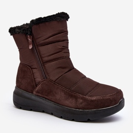 Botas de nieve de mujer con pelo marrón Primose 1