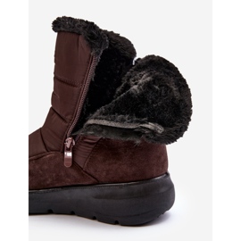 Botas de nieve de mujer con pelo marrón Primose 8
