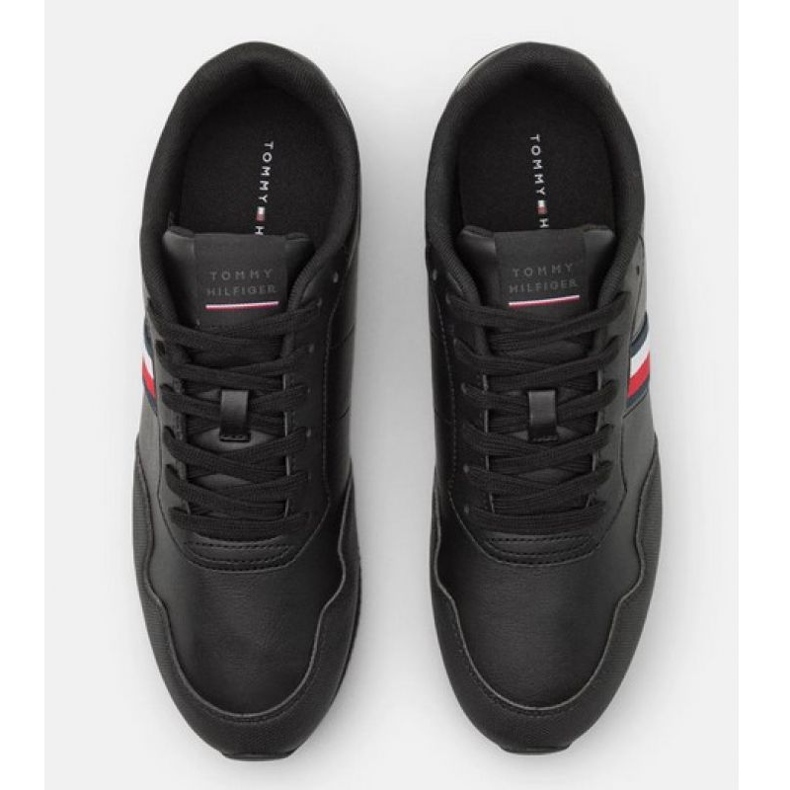 Tommy Hilfiger Core Lo Runner Pu M Zapatos FM0FM048340GQ negro 1 Tommy Hilfiger Core Lo Runner Pu M Zapatos FM0FM048340GQ negro 1