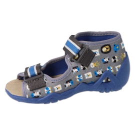 Zapatos befado amarillo niño 350P034 gris 3