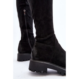 Botas planas por encima de la rodilla para mujer La.Fi 270068B-SU Negro 4
