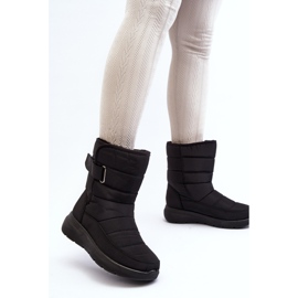 Botas de nieve con aislamiento de velcro para mujer Black Jawora negro 5