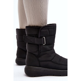 Botas de nieve con aislamiento de velcro para mujer Black Jawora negro 7