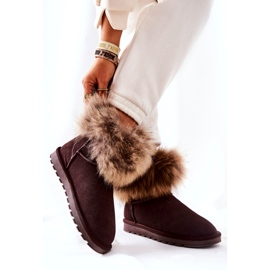 Mukluks de cuero para mujer con piel, marrón 4 Mukluks de cuero para mujer con piel, marrón 4