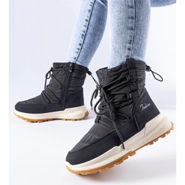 Botas de nieve Stephen negras con aislamiento negro 1 Botas de nieve Stephen negras con aislamiento negro 1