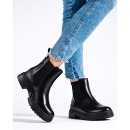 W. Potocki Botas Chelsea Potocki negras para mujer negro 2