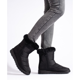 W. Potocki Botas de nieve negras para mujer de Potocki negro 1 W. Potocki Botas de nieve negras para mujer de Potocki negro 1