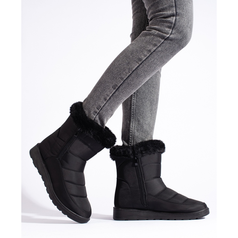 W. Potocki Botas de nieve negras para mujer de Potocki negro 1 W. Potocki Botas de nieve negras para mujer de Potocki negro 1