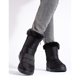 W. Potocki Botas de nieve negras para mujer de Potocki negro 2 W. Potocki Botas de nieve negras para mujer de Potocki negro 2