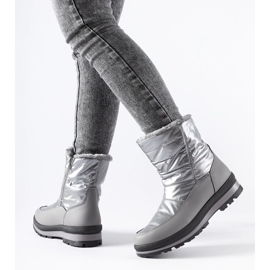 Botas para la nieve Tylertown plateadas con forro de piel plata 1