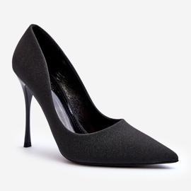 Los tacones negros con purpurina de Tiberon 1