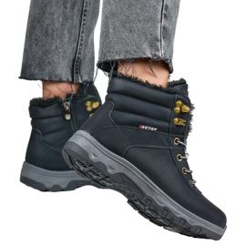 Zapatos altos de trekking para mujer, negro. 4