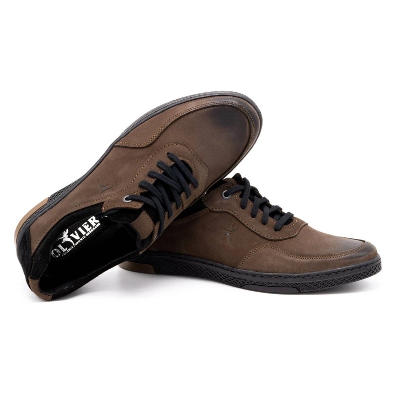 KOMODO Zapatos casual hombre piel 918K marrón 4