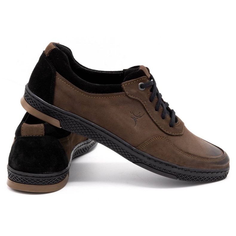 KOMODO Zapatos casual hombre piel 918K marrón 3