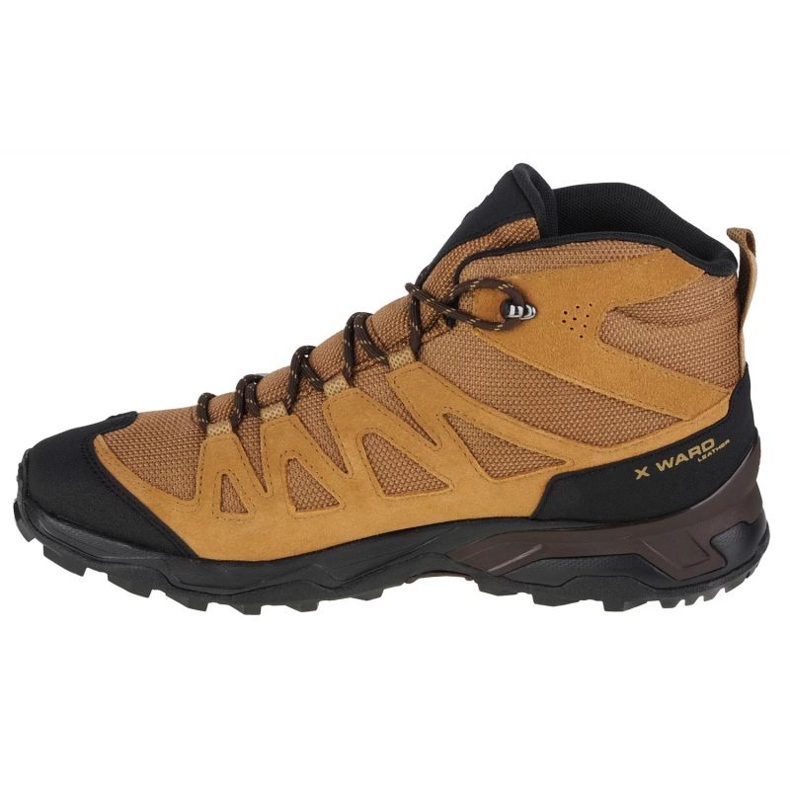 Zapatillas Salomon X Ward Leather Mid Gtx M 471818 marrón 1