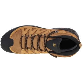Zapatillas Salomon X Ward Leather Mid Gtx M 471818 marrón 2