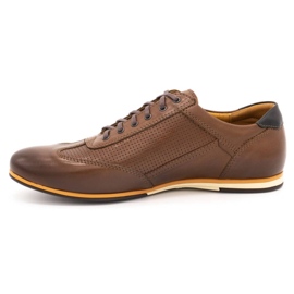 Kampol Zapatos casual piel hombre 64 / C1 marrón 1