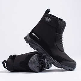 Zapatillas de trekking de hombre con cremallera DK negro 2