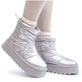 Botas de nieve para mujer Silver Fionia con plataforma enorme 11